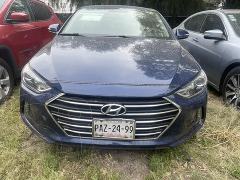 Hyundai Elantra Limited Tech Navi Aut usado (2017) color Azul financiado en mensualidades(enganche $70,000 mensualidades desde $5,974)