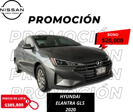 Hyundai Elantra GLS usado (2020) color Negro precio $285,800