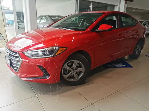 Hyundai Elantra GLS Aut usado (2018) color Rojo financiado en mensualidades(enganche $68,500 mensualidades desde $8,471)