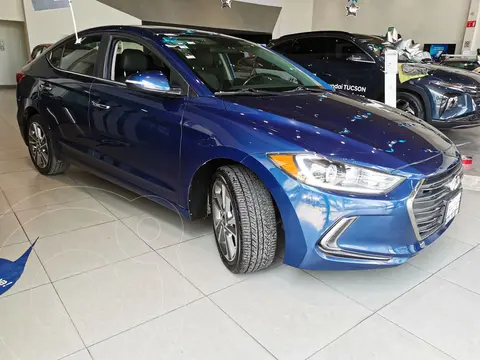 Hyundai Elantra Limited Tech Navi Aut usado (2018) color Azul financiado en mensualidades(enganche $85,000 mensualidades desde $8,524)