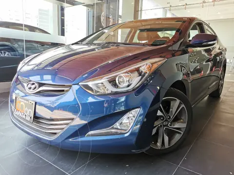 Hyundai Elantra Limited Tech Aut usado (2016) color Azul Acero financiado en mensualidades(enganche $61,250 mensualidades desde $4,441)