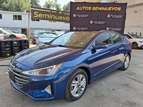 Hyundai Elantra GLS Premium Aut usado (2020) color Azul financiado en mensualidades(enganche $47,800 mensualidades desde $7,203)