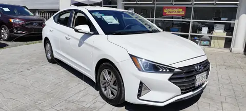 Hyundai Elantra GLS Premium Aut usado (2020) color Blanco financiado en mensualidades(enganche $84,998 mensualidades desde $7,325)
