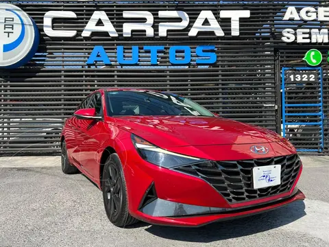 Hyundai Elantra Premium IVT usado (2022) color Rojo financiado en mensualidades(enganche $74,580 mensualidades desde $7,773)