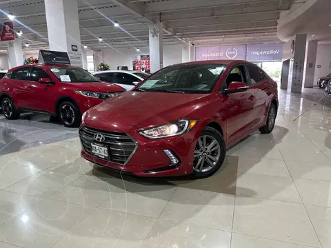 Hyundai Elantra GLS Premium Aut usado (2017) color Rojo financiado en mensualidades(enganche $60,000 mensualidades desde $3,540)