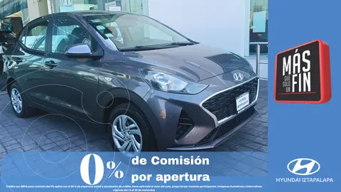 Hyundai Grand i10 Sedan GL MID Aut usado (2023) color Gris financiado en mensualidades(enganche $95,680 mensualidades desde $4,026)