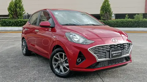 Hyundai Grand i10 Sedan GLS usado (2022) color Rojo financiado en mensualidades(enganche $54,674 mensualidades desde $6,291)