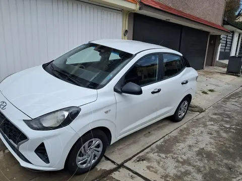 Hyundai Grand i10 Sedan MID usado (2023) color Blanco precio $185,000