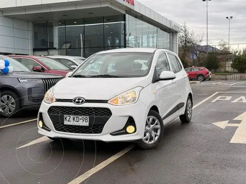 Hyundai Grand i10 1.2L GLS usado (2019) color Blanco Cristal financiado en cuotas(pie $1.500.000)