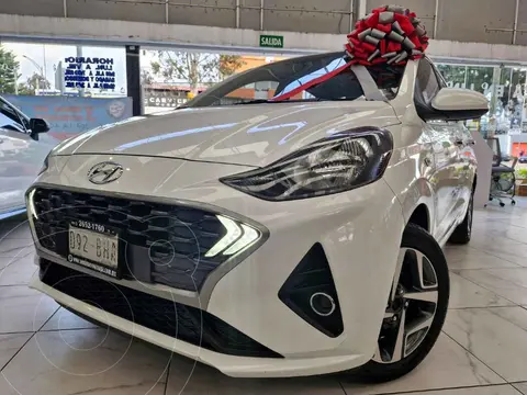 Hyundai Grand i10 GLS usado (2021) color Blanco financiado en mensualidades(enganche $59,405 mensualidades desde $4,893)