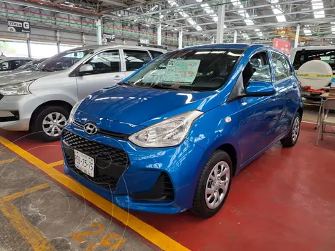 Hyundai Grand i10 GL MID usado (2019) color Azul financiado en mensualidades(enganche $57,000 mensualidades desde $4,000)
