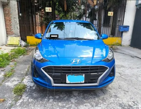 Hyundai Grand i10 GL MID Aut usado (2021) color Azul precio $200,000