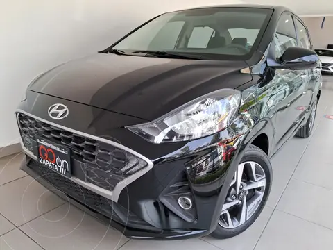 Hyundai Grand i10 GLS Aut usado (2022) color Negro financiado en mensualidades(enganche $72,500 mensualidades desde $5,256)