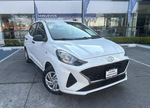 Hyundai Grand i10 GL usado (2022) color Blanco financiado en mensualidades(enganche $87,738 mensualidades desde $3,692)