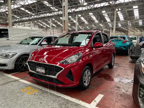 Hyundai Grand i10 GL MID usado (2022) color Rojo financiado en mensualidades(enganche $77,000 mensualidades desde $6,600)