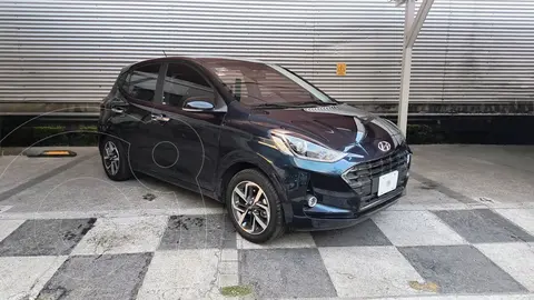 Hyundai Grand i10 NS usado (2021) color azul petrleo precio $215,000