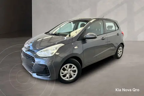 Hyundai Grand i10 GL MID usado (2019) color Gris financiado en mensualidades(enganche $57,225 mensualidades desde $4,912)