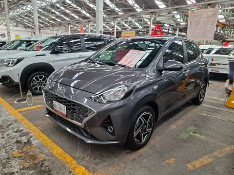Hyundai Grand i10 GLS usado (2021) color Gris financiado en mensualidades(enganche $53,000 mensualidades desde $4,700)
