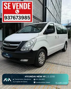 Hyundai H-1 Furgon 2.5L GL Diesel usado (2018) color Blanco precio $15.480.000