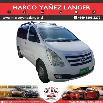 Hyundai H-1 Minibus 2.5L GLS Diesel 10S usado (2018) color Blanco precio $17.490.000