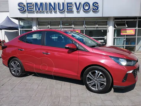 Hyundai HB20 Sedan GL Mid usado (2023) color Rojo financiado en mensualidades(enganche $91,653 mensualidades desde $7,175)