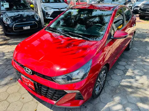Hyundai HB20 Sedan GL Mid Aut usado (2023) color Rojo financiado en mensualidades(enganche $74,981 mensualidades desde $6,660)