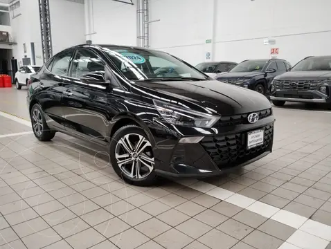 Hyundai HB20 GLS Aut usado (2024) color Negro financiado en mensualidades(enganche $145,882 mensualidades desde $6,138)