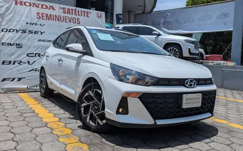 Hyundai HB20 GL Mid Aut usado (2023) color Blanco financiado en mensualidades(enganche $104,615 mensualidades desde $5,937)