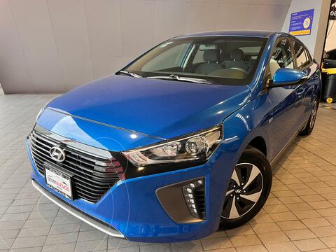 Hyundai Ioniq GLS Premium usado (2018) color Azul financiado en mensualidades(enganche $38,980)