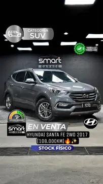Hyundai Santa Fe SANTA FE 2.4 2WD 7 AS         L/16 usado (2017) color Gris precio $28.100.000