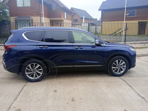 Hyundai Santa Fe 2.4L Value Aut usado (2020) color Azul precio $19.500.000