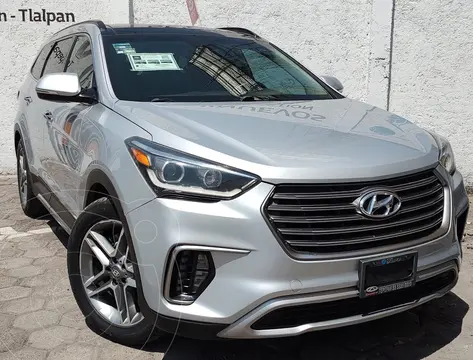 Hyundai Santa Fe V6 Limited Tech usado (2018) color plateado precio $399,000
