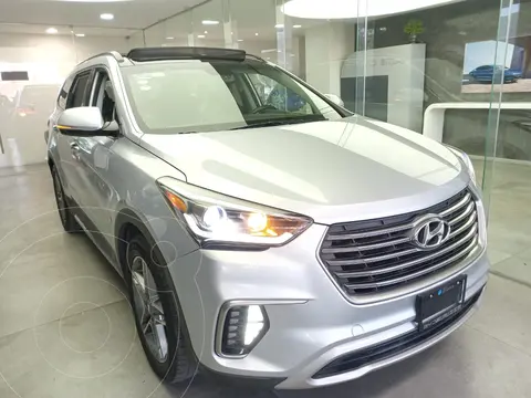 Hyundai Santa Fe V6 Limited Tech usado (2018) color Plata financiado en mensualidades(enganche $70,000 mensualidades desde $7,000)