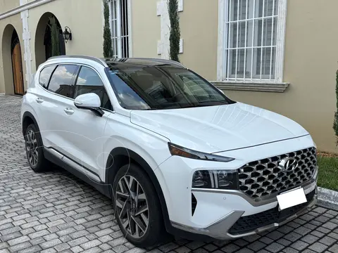 Hyundai Santa Fe 2.0L Turbo Limited Tech usado (2023) color Blanco precio $650,000