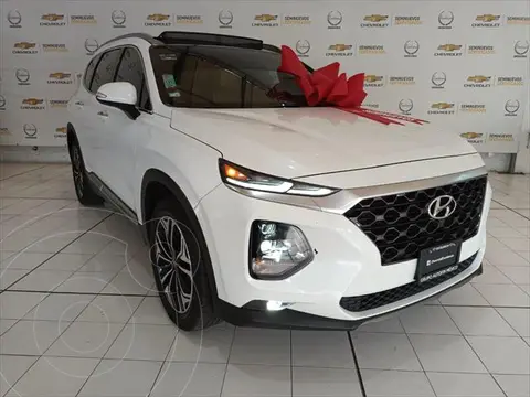 Hyundai Santa Fe V6 Limited Tech usado (2019) color Blanco precio $519,000
