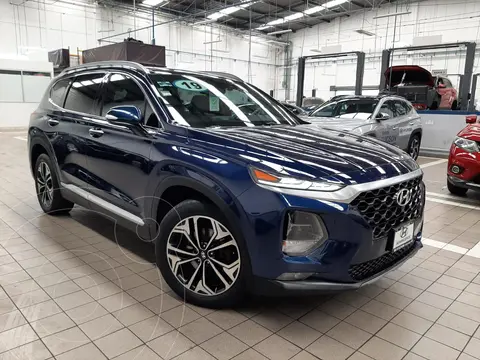 Hyundai Santa Fe V6 Limited Tech usado (2019) color Azul precio $590,000