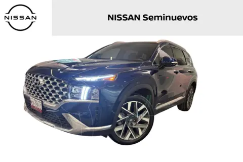 Hyundai Santa Fe Limited Tech usado (2024) color Azul precio $645,000