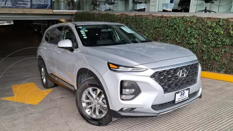 Hyundai Santa Fe 2.0L Turbo GLS usado (2019) color plateado precio $435,900