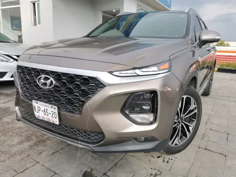 Hyundai Santa Fe Sport 2.0L Turbo usado (2019) color Cafe financiado en mensualidades(enganche $141,250 mensualidades desde $10,241)