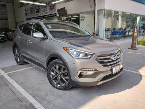 Hyundai Santa Fe Sport 2.0L usado (2017) color Gris precio $349,000