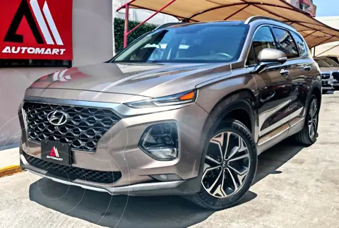 Hyundai Santa Fe Limited Tech usado (2019) color Bronce precio $365,000