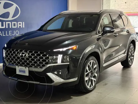 Hyundai Santa Fe Limited Tech usado (2024) color Gris financiado en mensualidades(enganche $150,500 mensualidades desde $13,100)