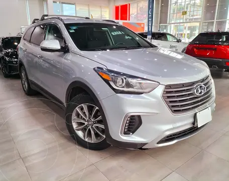 Hyundai Santa Fe V6 Limited Tech usado (2018) color plateado precio $309,700