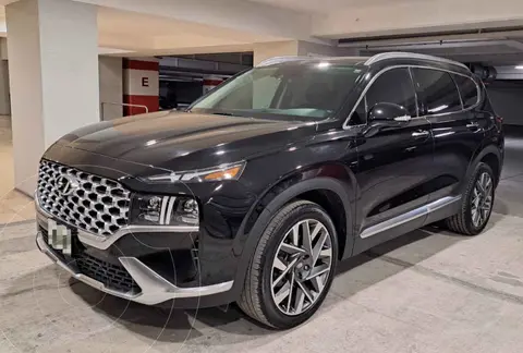 Hyundai Santa Fe Limited Tech usado (2022) color Negro precio $670,000