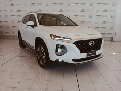 Hyundai Santa Fe 2.0L Turbo Limited Tech usado (2019) color Blanco precio $585,000