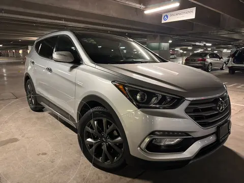 Hyundai Santa Fe Sport 2.0L Turbo usado (2018) color plateado precio $359,900