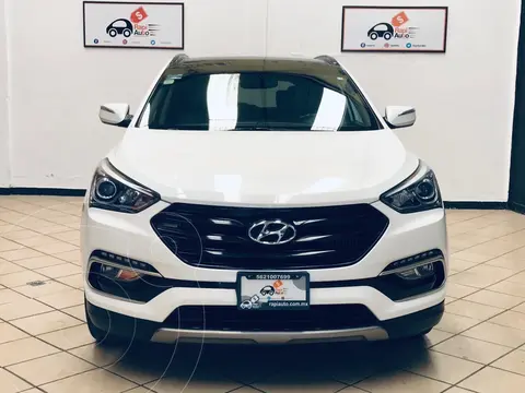Hyundai Santa Fe Sport 2.0L Turbo usado (2017) color Blanco Perla financiado en mensualidades(enganche $78,288 mensualidades desde $10,267)