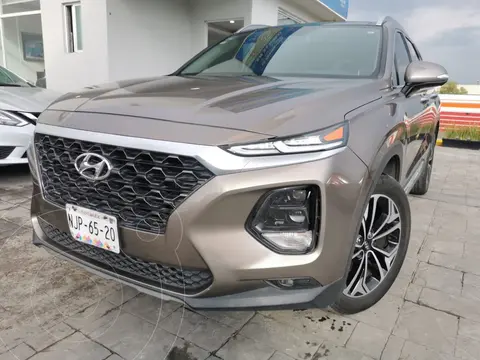 Hyundai Santa Fe Sport 2.0L Turbo usado (2019) color caf financiado en mensualidades(enganche $137,612 mensualidades desde $10,523)