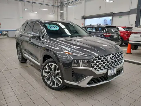 foto Hyundai Santa Fe Limited Tech usado (2022) color Gris precio $695,000
