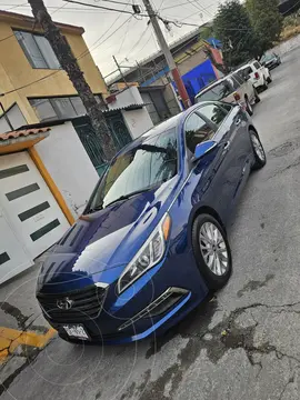 Hyundai Sonata Premium usado (2017) color Azul precio $190,000